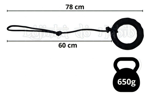 Brinquedo Pet Puxador Pneu Gigante Maciço Alta Resistência