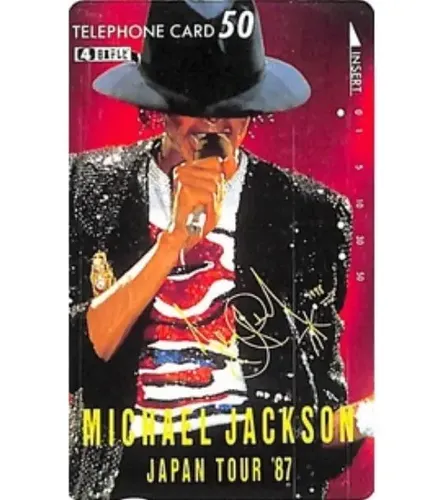 Michael Jackson - Japan Tour 87 - Cartão Telefônico - Japão