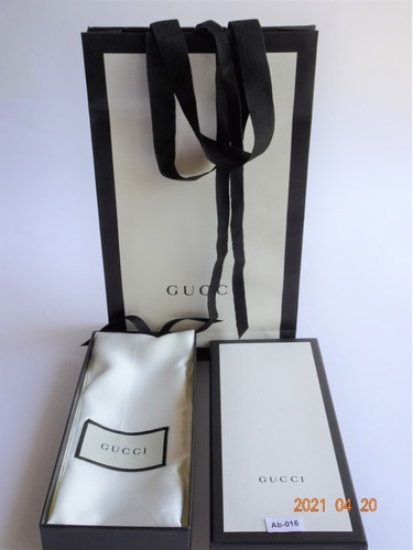 Gucci Cajita C/sobre Tela P/ Diversos 20x9x3.5 Cm. #ab-016