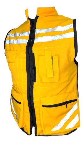Chaleco Reflejante M King Formal Completo Con Malla Amarillo Eg-xl