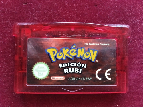 Pokemon Ruby  ( Gameboy Color Advance Sp ) 70v     _\(^o^)/_