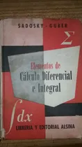 Comprar Elementos De Cálculo Diferencial E Integral Sadosky Y Guber