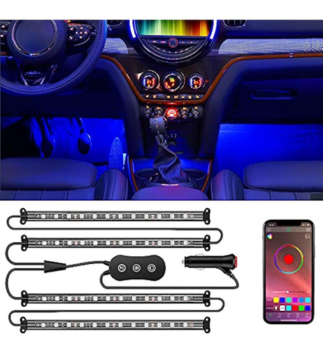 Luces Interiores De Coche Nilight Con Control De Aplicación 