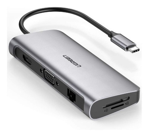 Concentrador Usb Tipo C Multifuncional Ugreen 10 En 1 /cm179