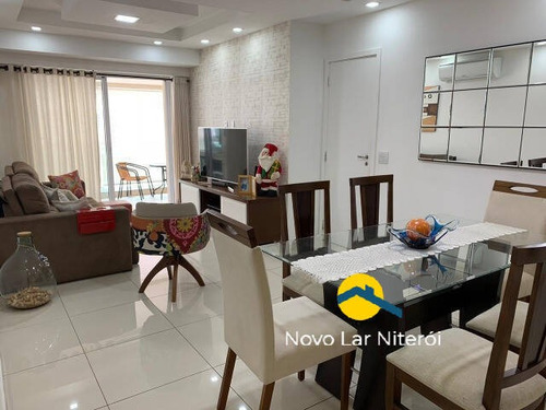 Imagem 3 de 15 de Apartamento Todo Montado Varanda Gourmet , 3 Suítes E 2 Vagas. - 112