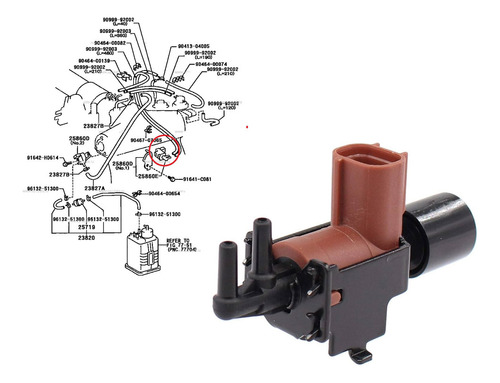 Valvula Pulga Canister Tacoma 1999 V6 3.0 3vzfe