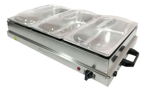 Chafer Bufetera Electrica 3 Insertos Multiusos Shorbull