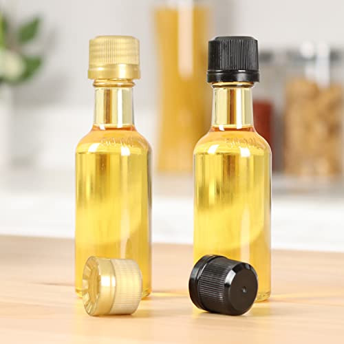 Botella Mini De Licor Transparente De 50 Ml (1.7 Oz) Ta...