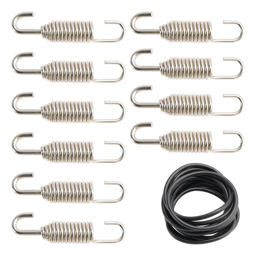 Juego De Muelles De Escape, 10 Unidades, 57 Mm, Giratorios P