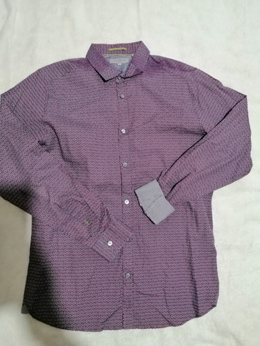 Espectacular Camisa Ted Baker Talla 3--s Original Importada 