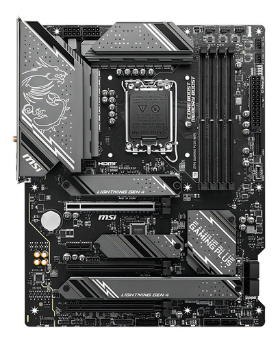 Placa Wi-Fi Msi Z790 Gaming Plus (soquete 1700) Cor preta