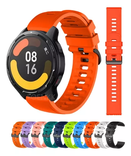 QULLOO Correa para Xiaomi Mi Watch/Xiaomi Watch S1 /Xiaomi Watch S1  Active,Flexible Silicona Reloj de Recambio Ajustable Brazalete Smart Watch  Correa de Repuesto (Azul) : : Electrónica