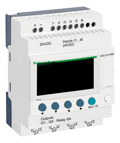 Sr2a101bd Plc Compact Smart Relay, Zelio Logic Sr2 Sr3, 10