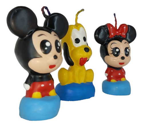 Vela Pastel .:: Mickey Mouse Mickey Minnie Pluto V1 ::. C/3