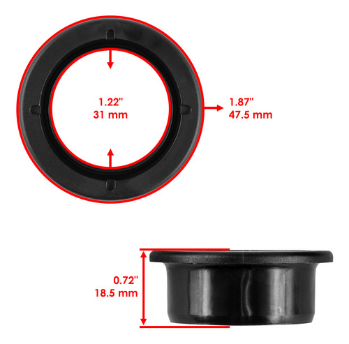 Caltric 5438902 5452233 5452271 Rear Control Arm & Knuck Cch