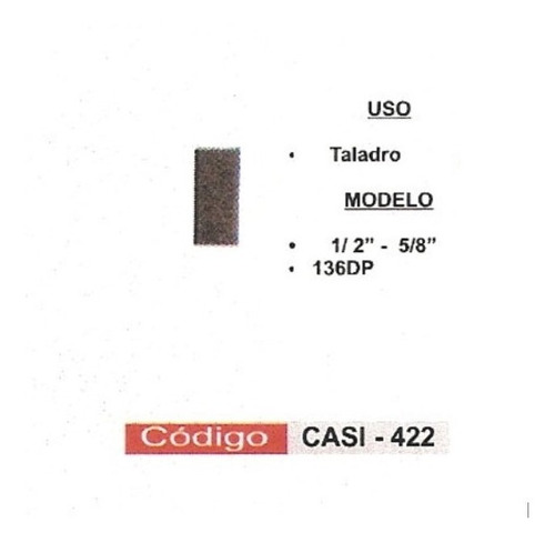 Carbon Taladro Martillo 1/2 - 5/8  136dp B&d  Casi-422