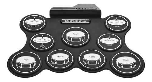 Imagen 6 de 7 de Batería Portátil Usb Roll Up Kit De Batería Electrónica