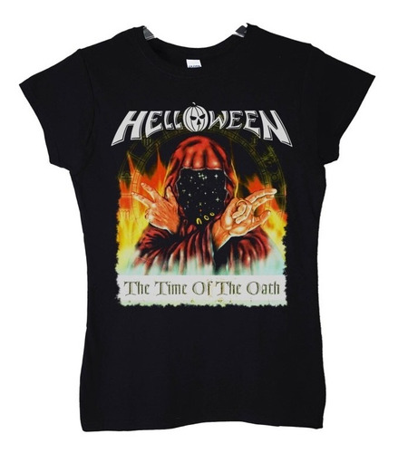 Polera Mujer Helloween The Time Of The Oath Metal Abominatro