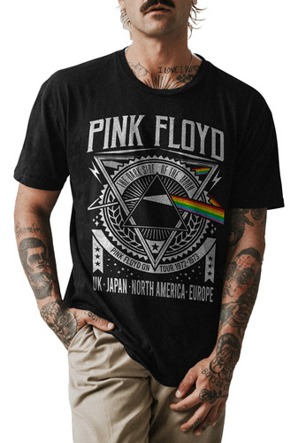 Polo Personalizado Banda De Rock Pink Floyd 002