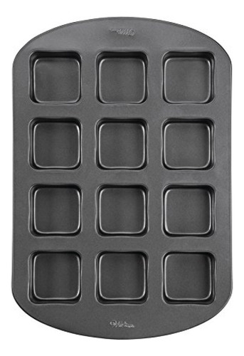 Molde Cupcakes Wilton Brownie Bar Pan, 12 Cavidades, Brownie