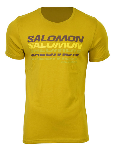 Remera Salomon Logo Ss Hombre Arrowwood