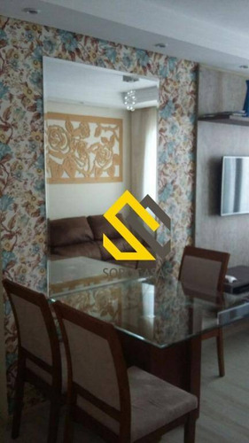 Imagem 19 de 20 de Apartamento Com 2 Dormitórios À Venda, 49 M² Por R$ 190.000,00 - Condomínio Parque Sicília - Votorantim/sp - Ap0449
