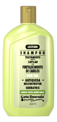 Shampoo Anti Queda Gota Dourada 430ml Antiqueda