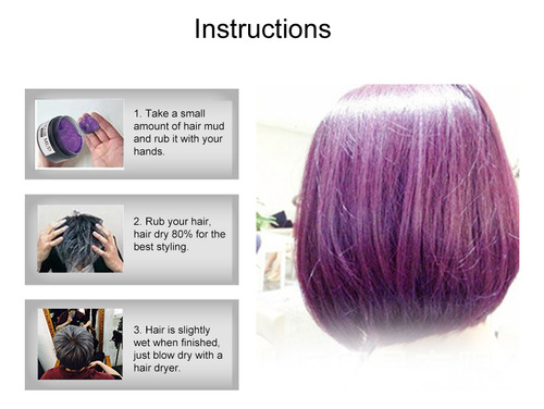 Tinte Profesional Para Peinar El Cabello, Cera Para Colorear