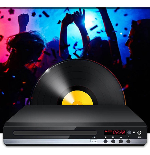 // Reprodutor De Dvd Para Tv Compact Uhd 1080p