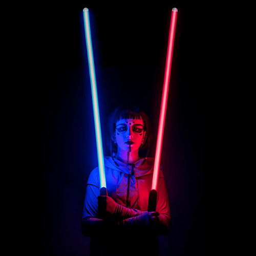 Empuñadura Metálica Recargable Lightsaber Yofoths De 7 Color