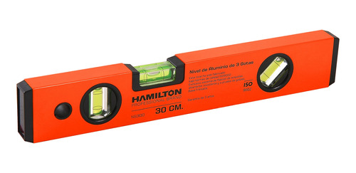 Nivel De Aluminio Magnetico Hamilton 30 Cm Ns30