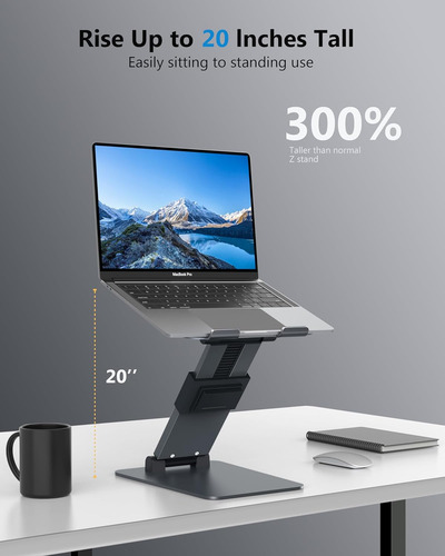 Soporte Alto Para Computadora Portátil De Pie Para Escritori