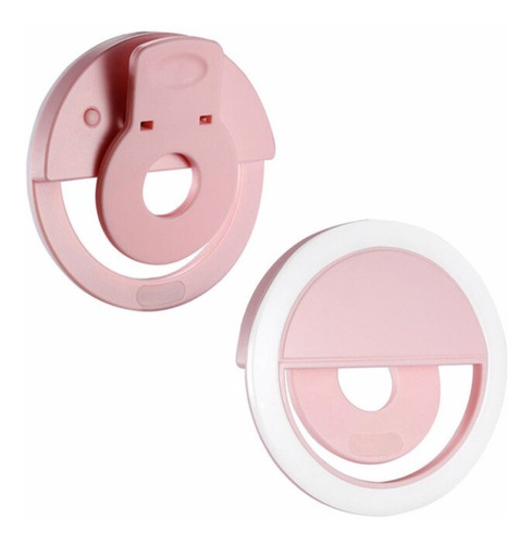 Selfie Ring Light, Aro De Led Recargable Para Celular