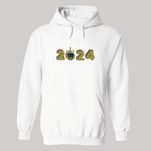 Sudadera Hombre Hoodie Pumas Unam Año Nuevo