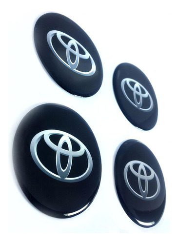 Adesivos Emblema Resinado Roda Toyota 100mm Cl7 Fk Cor PADRÃO