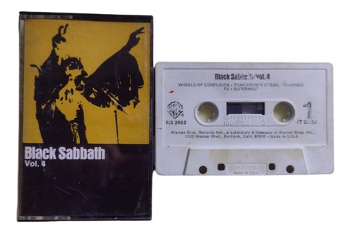 Cassette Black Sabbath Vol. 4 1972