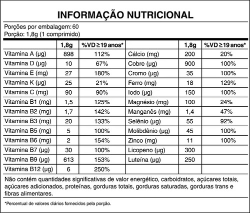 All Nutri Plus Fdc Vitamina A C D E Complexo B Licopeno 60c
