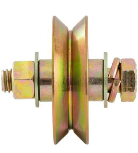 Imagen 4 de 6 de Rueda Para Porton Corredizo Con Perno 100mm 4 Pulgadas