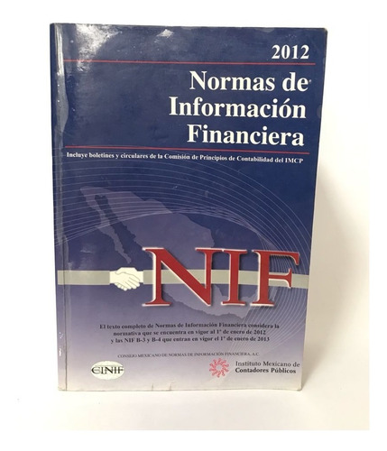 Normas De Información Financiera 7a. Edición, 2012