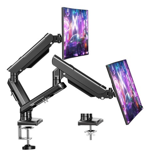 Soporte de doble monitor para pantallas de 13 a 32 pulgadas, o
