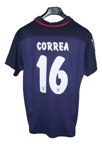 Atletico De Madrid Alternativa Nike 2016 #16 Angel Correa (Usado)