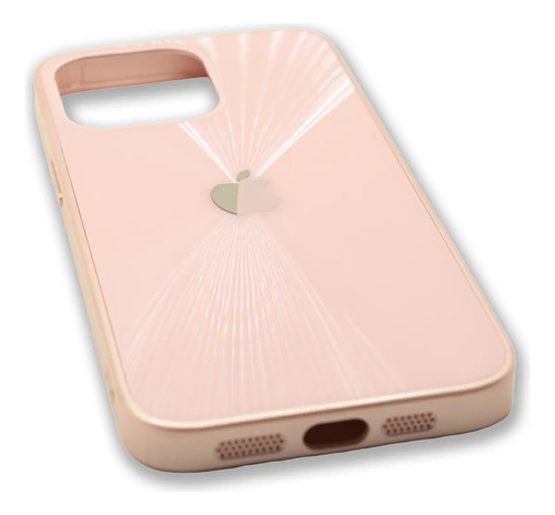 Funda Iphone 16 Plus Compatible Magsafe Acabado De Cristal Rosa Iphone 16 Plus
