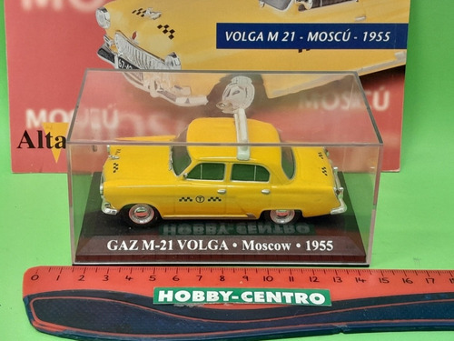 Ixo Altaya Taxi Del Mundo Gaz Volga Moscu Acrilico 1/43