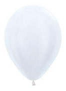 Paquete De Globos Satin Blanco R5 X50 Marca Sempertex