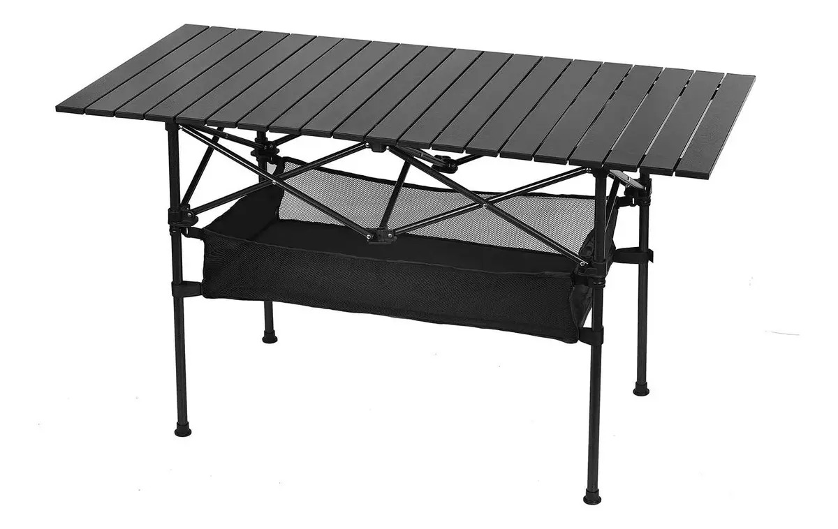 Mesa De Camping Plegable Leadallway 119x56 Cm Con
