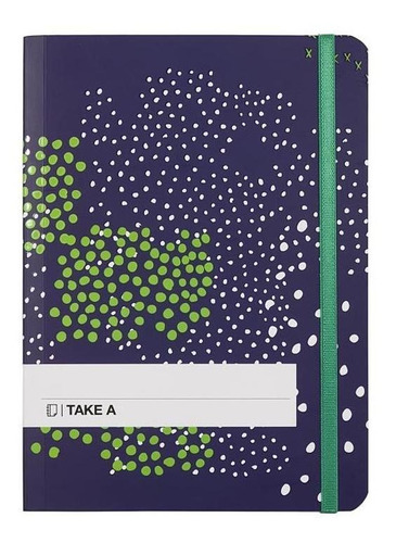 Cuaderno Take A - Hojas Rayadas 14x20 Tapa Azul