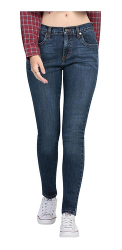 Pantalon Jeans Skinny Cintura Alta Lee Mujer 255
