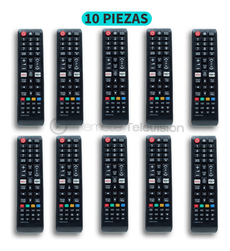 Control Remoto Samsung Smart Universal Netflix 4k - 10 Pieza