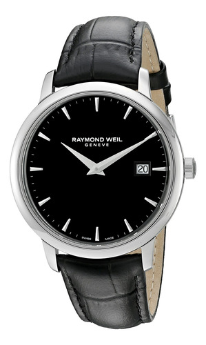Reloj Hombre Raymond Weil 5488-stc-20 Cuarzo Pulso Negro En 