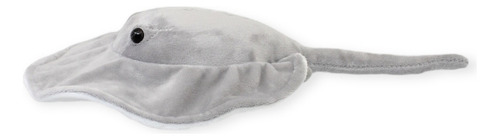 Mantarraya De Peluche Gris Suave Juguete Animales 30cm Largo